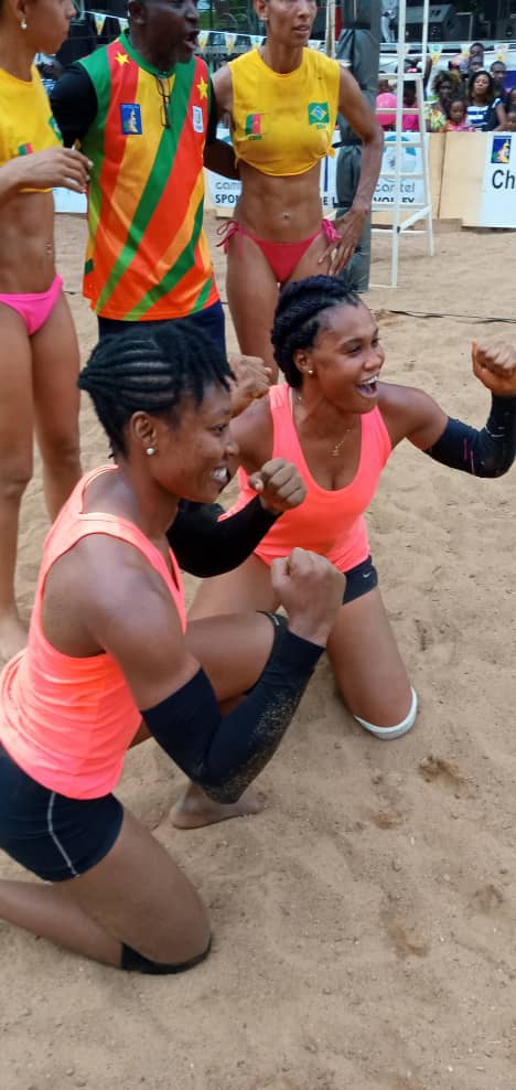 Camtel Intl Cship Nigeria Beach Volleyball Wins First Gold For Nigeria In 2020 Sports247 