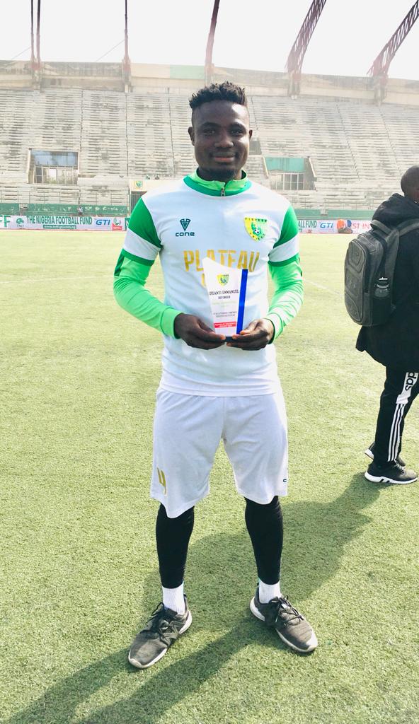 Ifeanyi Emmanuel Scoops Plateau United January Player Of The Month ...